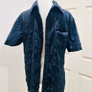 Guess Dark Casual Button-Down Shirt